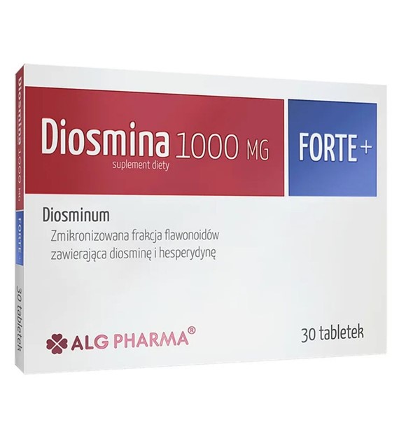ALG Pharma Diosmina 1000 mg Forte + - 30 tabletek