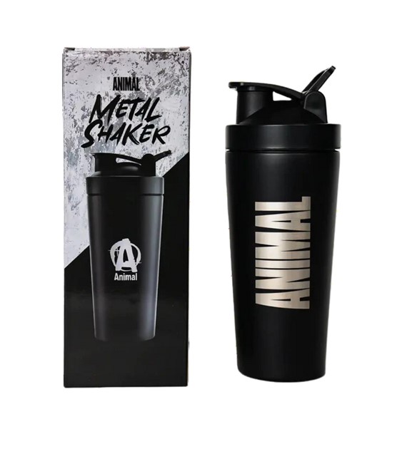 Universal Nutrition Animal Metal Shaker Czarny - 739 ml