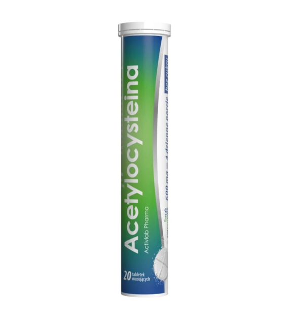 Activlab Pharma Acetylocysteina, cytryna - 20 tabletek musujących
