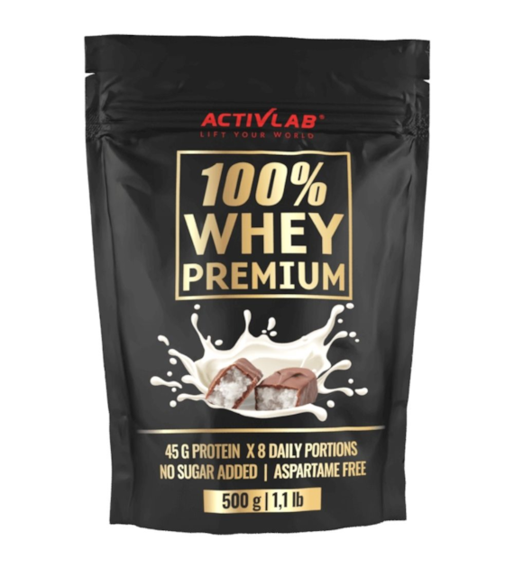 Activlab 100% Whey Premium Odżywka białkowa, kokos z czekoladą - 500 g