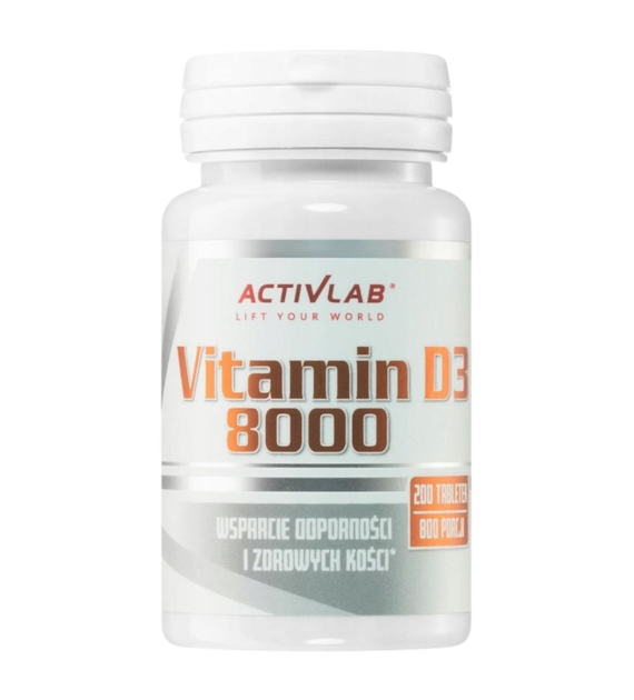 Activlab Witamina D3 8000 - 200 tabletek