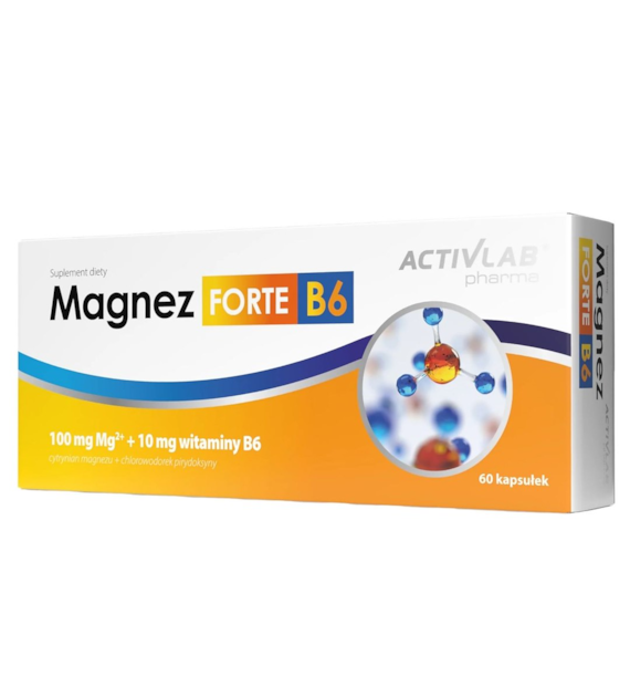 Activlab Pharma Magnez Forte B6 - 60 kapsułek