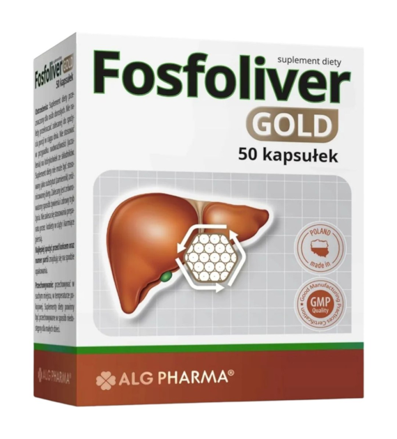 ALG Pharma Fosfoliver Gold - 50 kapsułek