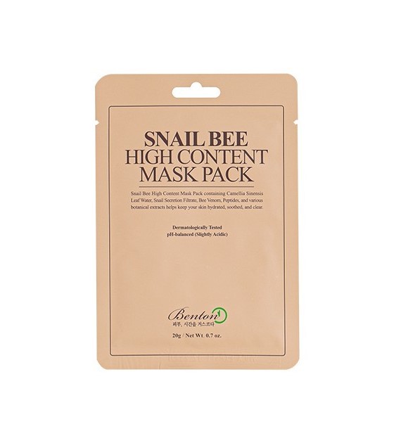 Benton Snail Bee High Content Sheet Mask - 1 kus