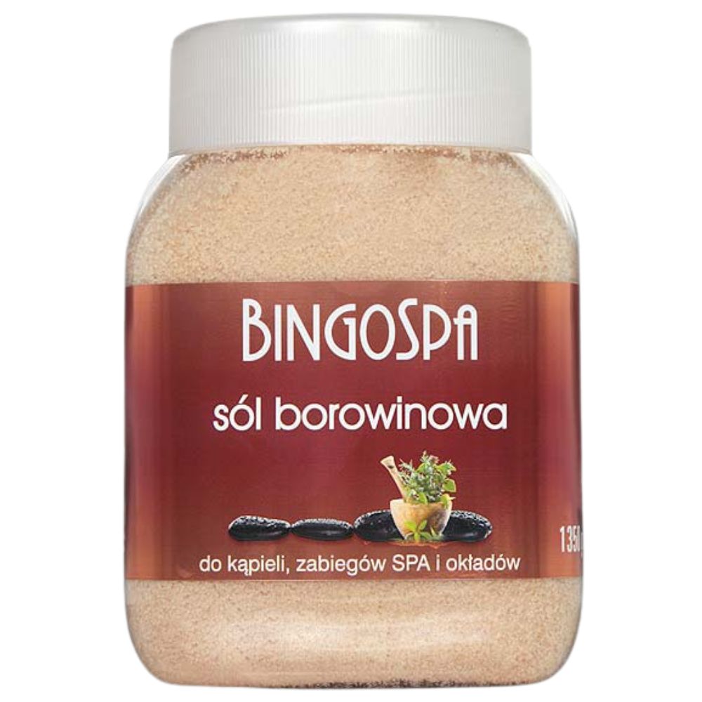 BingoSPA Sól borowinowa do kąpieli i okładów - 1350 g