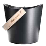 Bilovit Aluminiowe wiadro do sauny czarne - 7 litrów
