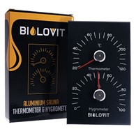 Bilovit Czarny termometr z higrometrem do sauny