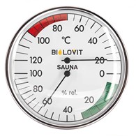 Bilovit Okrągły termometr z higrometrem do sauny