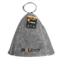 Bilovit Czapka do sauny filcowa szara