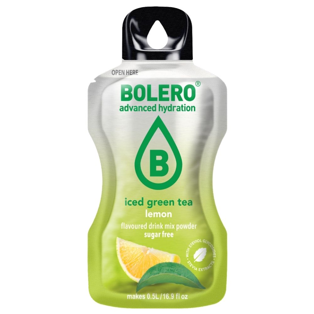 Bolero Instant Drink Iced Green Tea Lemon (zielona mrożona herbata cytrynowa) - 3 g