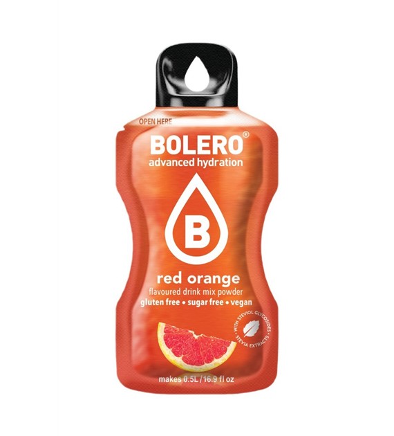 Bolero Instant-Getränk mit Rot Orange - 9 g