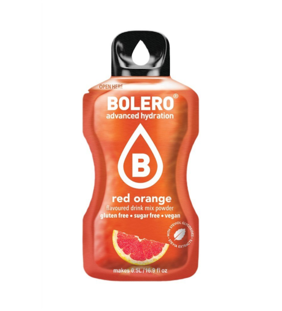 Bolero Instant-Getränk mit Rot Orange - 9 g