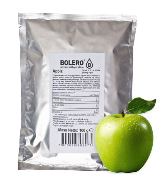 Bolero Bag Instant Drink Apple (jabłko) - 100 g