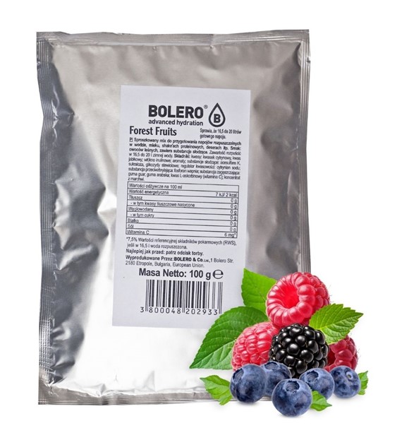 Bolero Bag Instant Drink Forest Fruit - 100 g