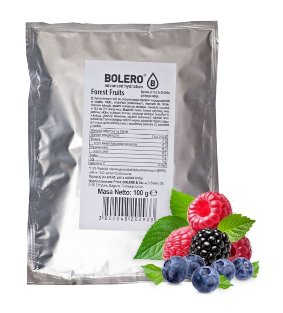 Bolero Bag Instant Drink Forest Fruit - 100 g