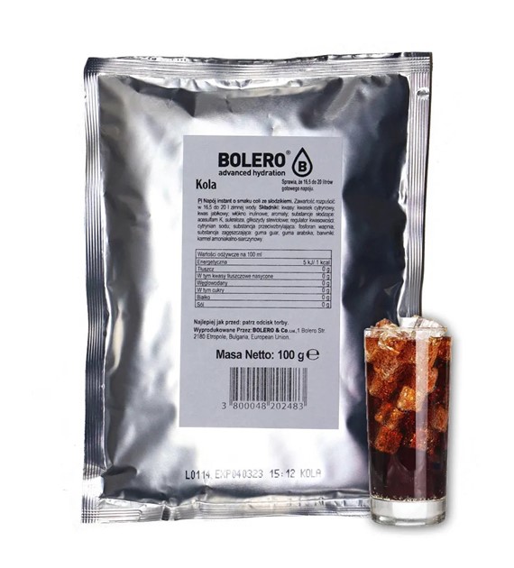 Bolero Bag Instant drink Kola - 100 g