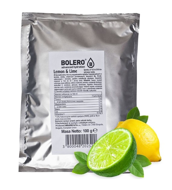 Bolero Bag Instant Drink Lemon & Lime (cytryna, limonka) - 100 g