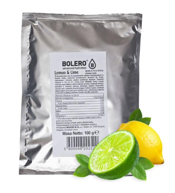 Bolero Bag Instant Drink Lemon & Lime (cytryna, limonka) - 100 g