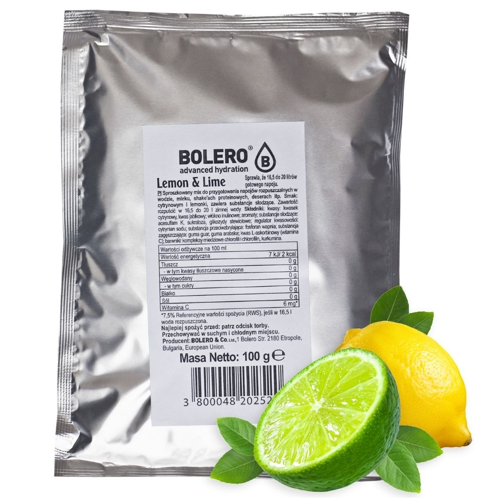 Bolero Bag Instant Drink Lemon & Lime (cytryna, limonka) - 100 g
