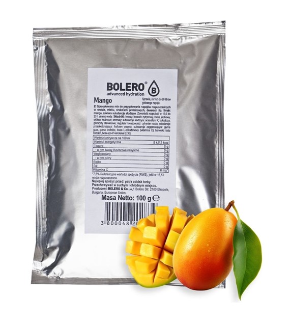 Bolero Bag Instant Drink Mango - 100 g