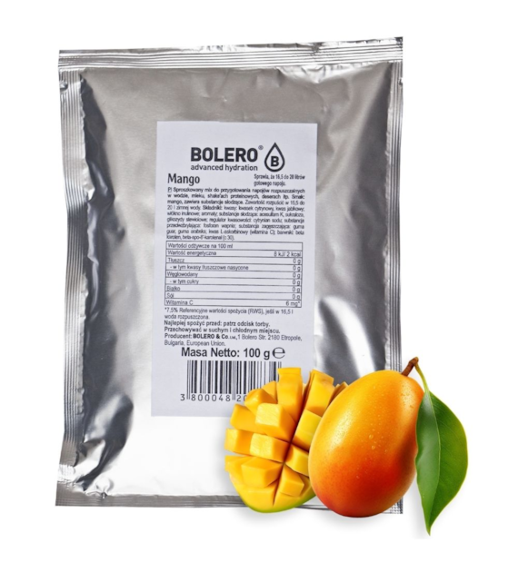 Bolero Bag Instant Drink Mango - 100 g