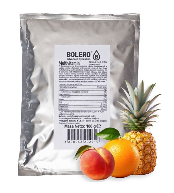 Bolero Bag Instant Drink Multivitamin (multiwitamina) - 100 g