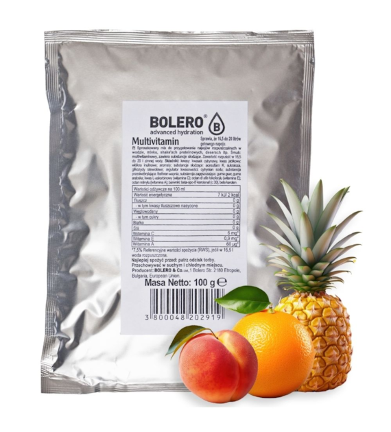 Bolero Bag Instant Drink Multivitamin (multiwitamina) - 100 g