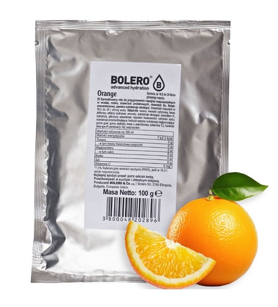 Bolero Bag Instant Drink Orange (pomarańcza) - 100 g