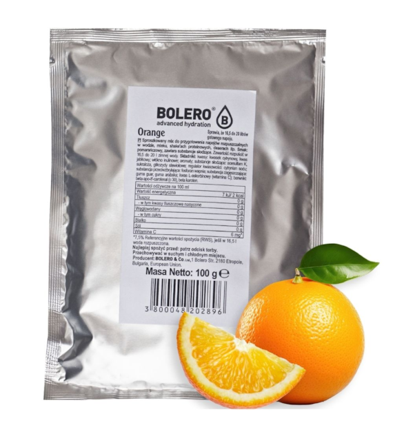 Bolero Bag Instant Drink Orange (pomarańcza) - 100 g