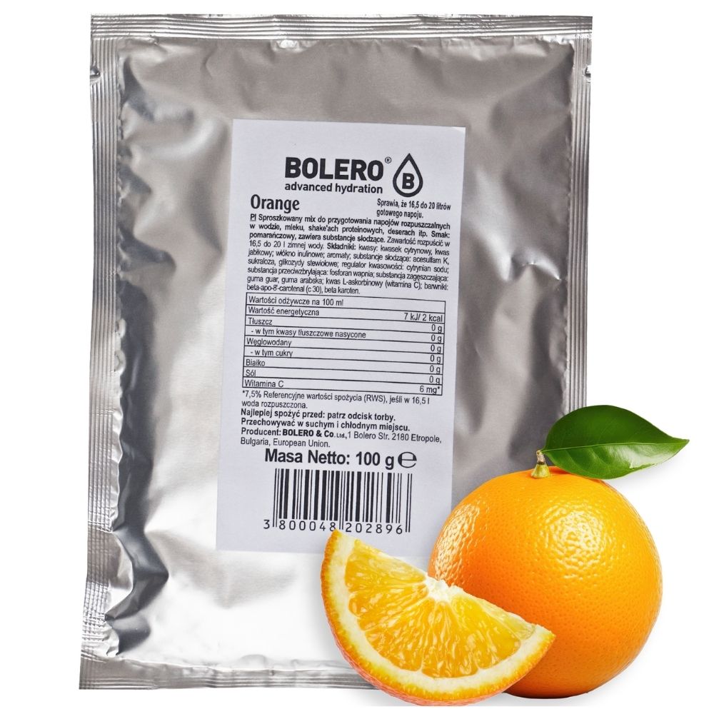 Bolero Bag Instant Drink Orange (pomarańcza) - 100 g