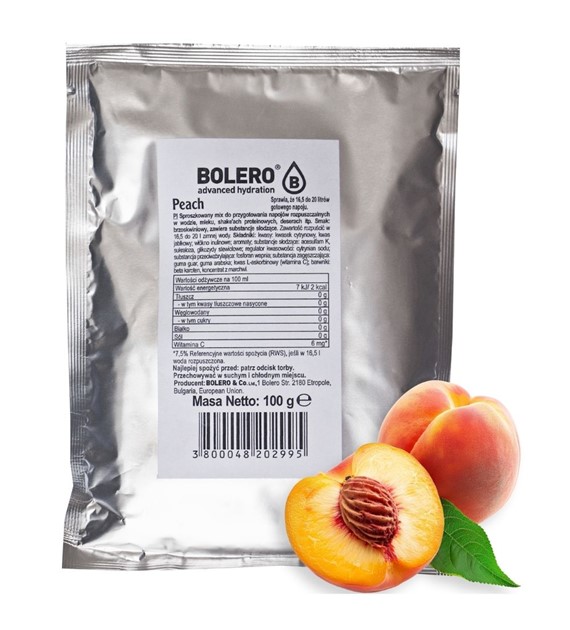 Bolero Bag Instant Drink Peach (brzoskwinia) - 100 g