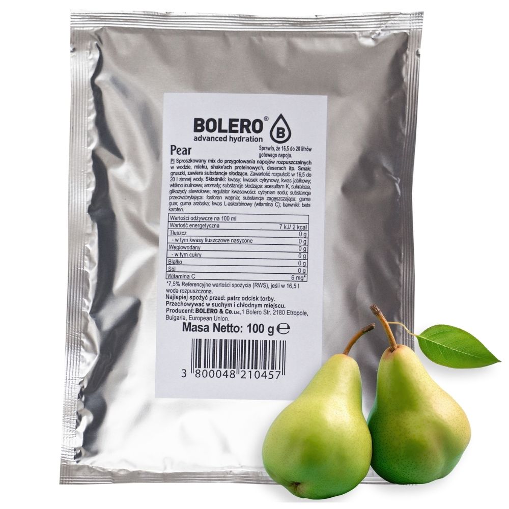 Bolero Bag Instant Drink Pear (gruszka) - 100 g