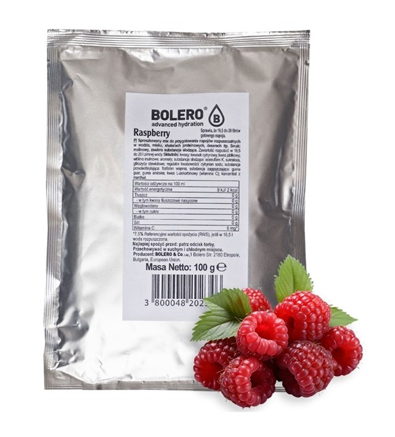 Bolero Bag Instant drink Raspberry (malina) - 100 g