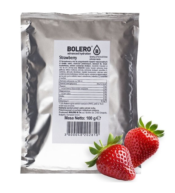 Bolero Bag Instant drink Strawberry (truskawka) - 100 g