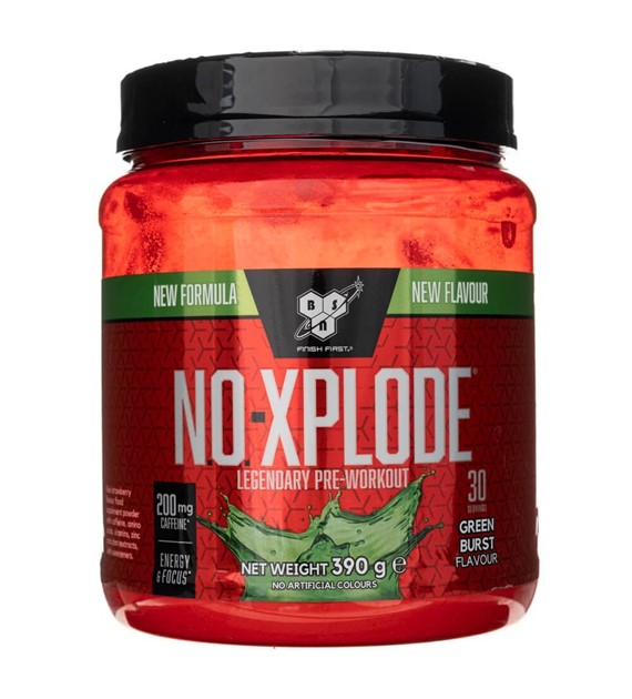 BSN No-Xplode Green Burst Truskawka-kiwi - 390 g