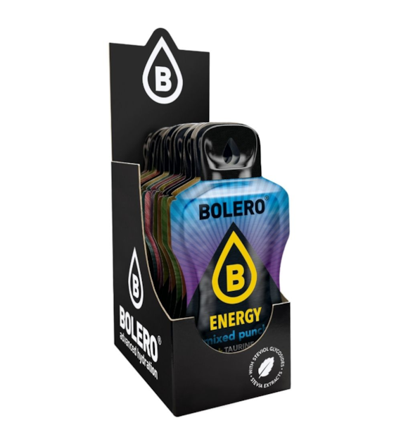 Bolero Energy Mix Zestaw smaków Energy (z kofeiną) - 20 saszetek x 7 g