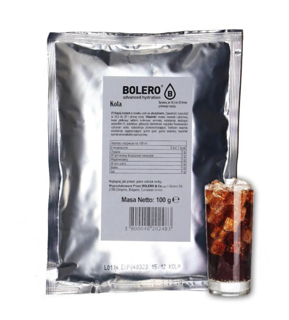 Bolero Bag Instant drink Kola - 100 g