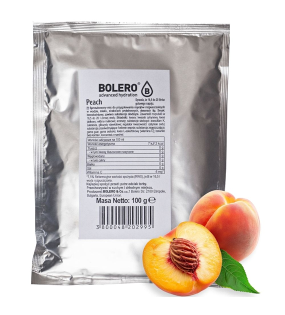 Bolero Bag Instant Drink Peach (brzoskwinia) - 100 g