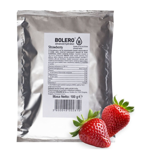 Bolero Bag Instant drink Strawberry (truskawka) - 100 g