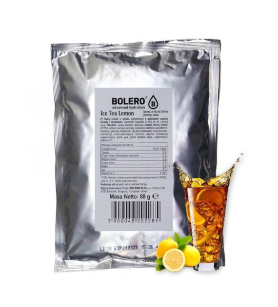 Bolero Bag Instant drink Ice Tea Lemon - 88 g