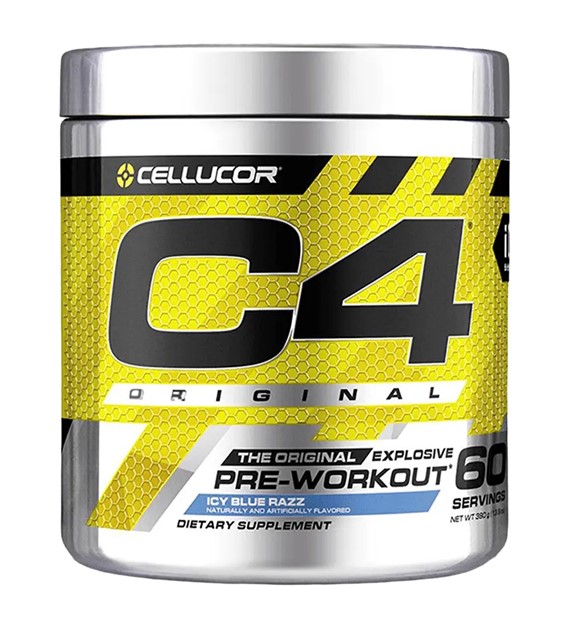 Cellucor C4 Original Przedtreningówka lodowa niebieska malina - 390 g