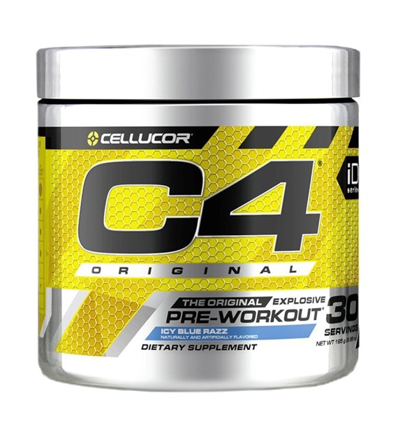 Cellucor C4 Original Przedtreningówka lodowa niebieska malina - 195 g