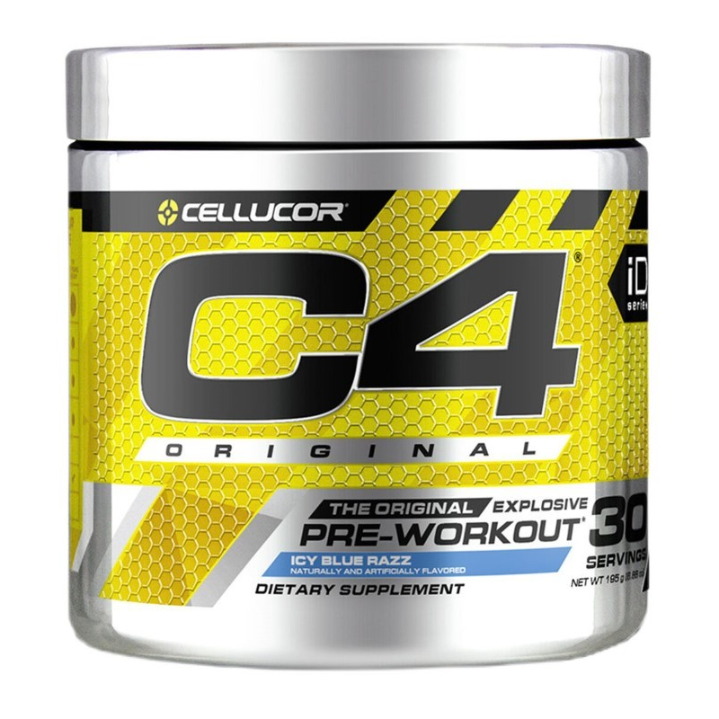 Cellucor C4 Original Przedtreningówka lodowa niebieska malina - 195 g