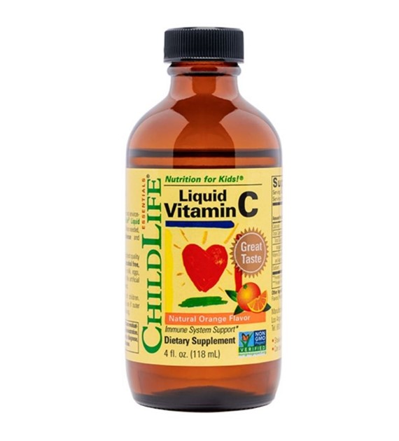 ChildLife Witamina C dla dzieci, pomarańcza - 118 ml