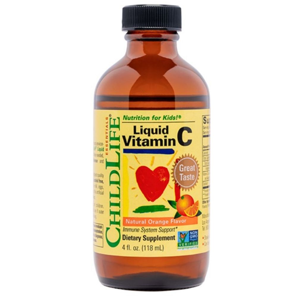 ChildLife Witamina C dla dzieci, pomarańcza - 118 ml