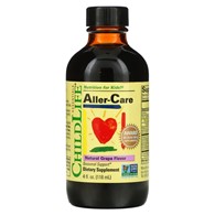 ChildLife Aller-Care, Płynna witamina C, winogrono - 118 ml