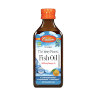 Carlson Labs Olej rybi norweski, 1600 mg Omega-3, pomarańczowy - 200 ml