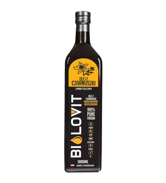Bilovit Olej z czarnuszki zimnotłoczony - 1000 ml