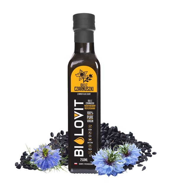 Bilovit Olej z czarnuszki zimnotłoczony - 250 ml