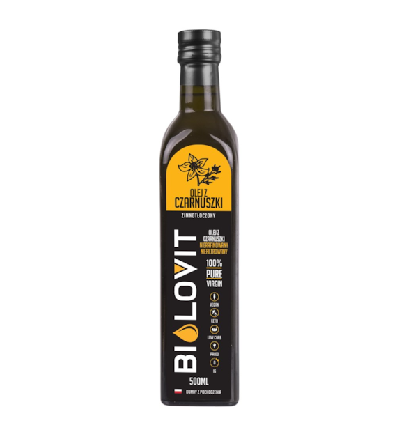 Bilovit Black Cumin Oil Cold Pressed - 500 ml